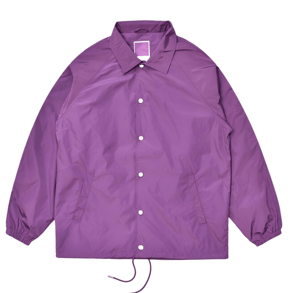 Oversized Streetwear Purple Jacket For Men and Women