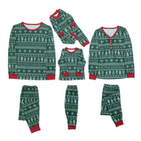Thumbnail for Matching Family Christmas Pajamas Set Mom Daughter Dad Son Matching Outfits Cute All Over Print Boys Girls Pjs