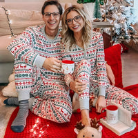 Thumbnail for Matching Family Christmas Pajamas Set Mom Daughter Dad Son Matching Outfits Cute All Over Print Boys Girls Pjs