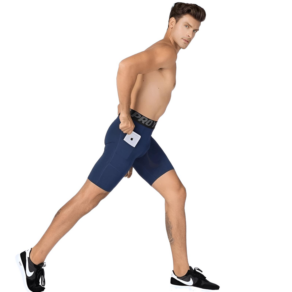 Upgrade your gym gear with men's sports compression under base layer shorts at Drestiny. Save big with up to 50% off + free shipping!