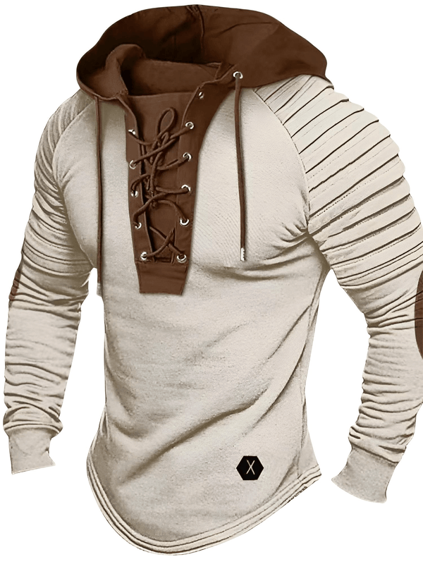 Shop Men's Casual Long Sleeve Lace Up Hooded Shirt at Drestiny! Free Shipping + Tax on us! Save up to 50% off. Upgrade your style now!