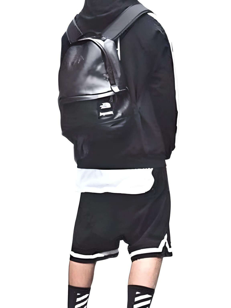 Men's Casual Black Shorts - Hip Hop Streetwear Style!
