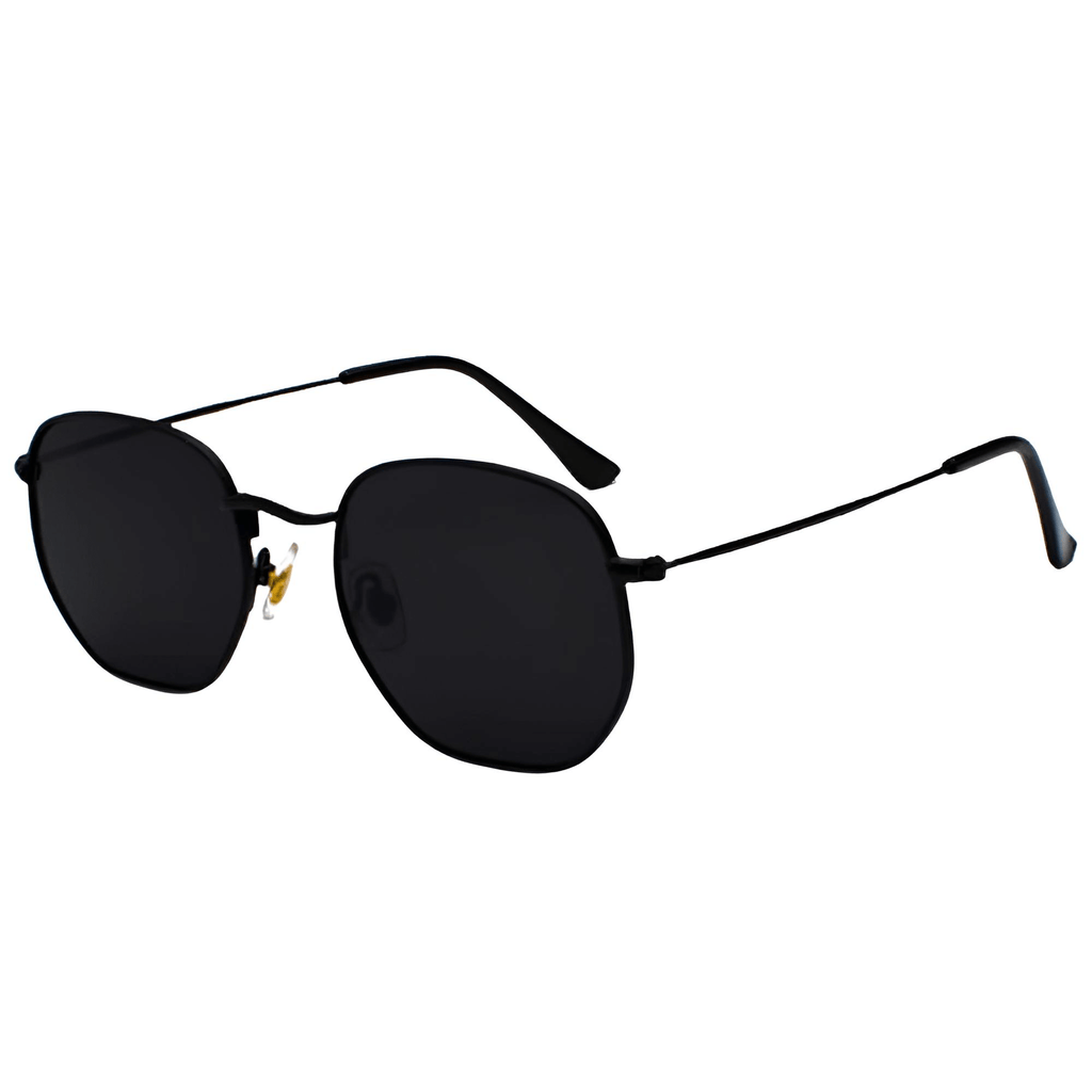 Men's Classic Black Square Sunglasses