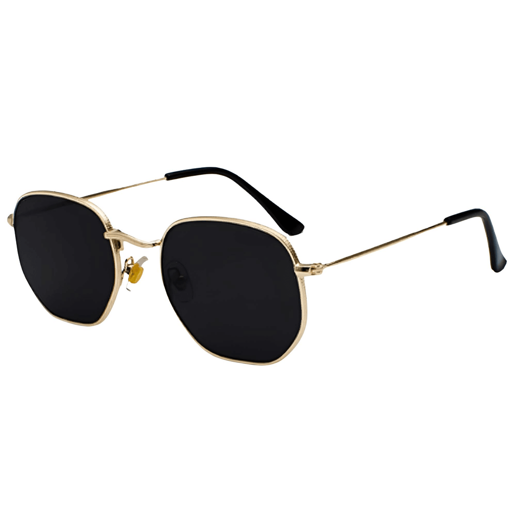 Men's Classic Gold Square Sunglasses