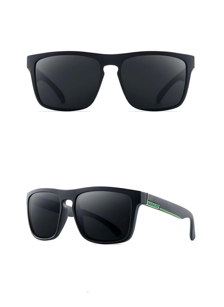Men's Fashion Green and Black Polarized Sunglasses