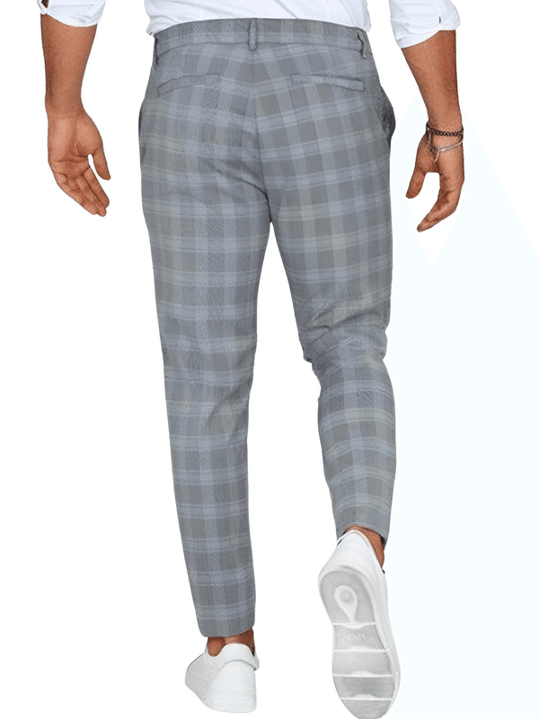 Look sharp in these plaid printed pencil pants for men. Shop at Drestiny for up to 50% off, plus free shipping and tax covered!