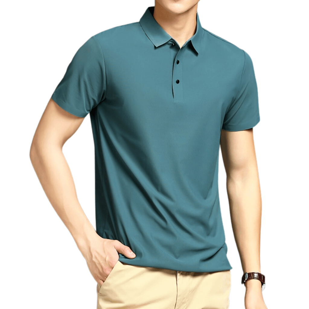 Men's Ice Silk Short Sleeve Golf Polo Shirts