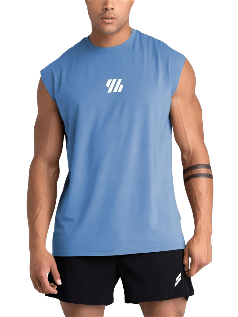 Looking for a trendy and comfortable sleeveless light blue sports tank top? Look no further! Shop at Drestiny today to enjoy up to 50% off, free shipping, and we'll take care of the tax for you!