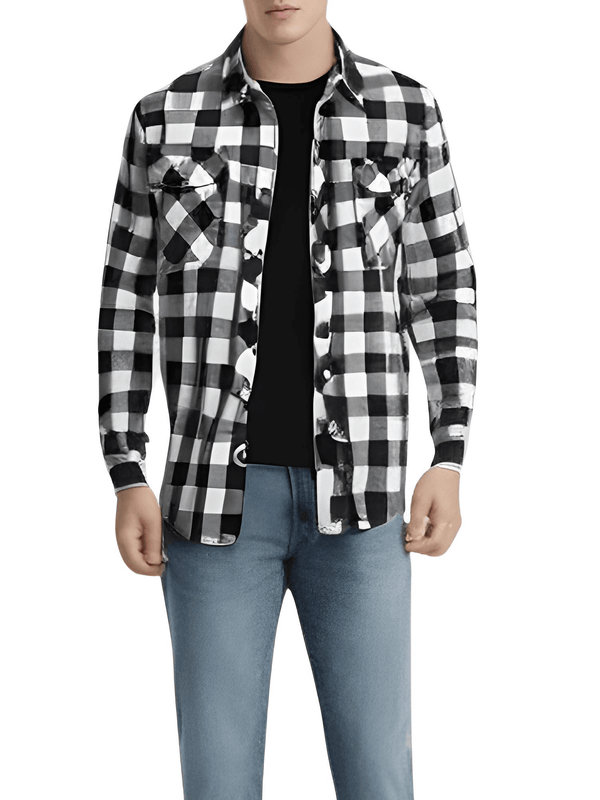 Looking for a trendy Men's Long Sleeve Plaid Shirt? Look no further! Shop at Drestiny and enjoy free shipping, plus we'll take care of the tax. Save up to 50% off today!