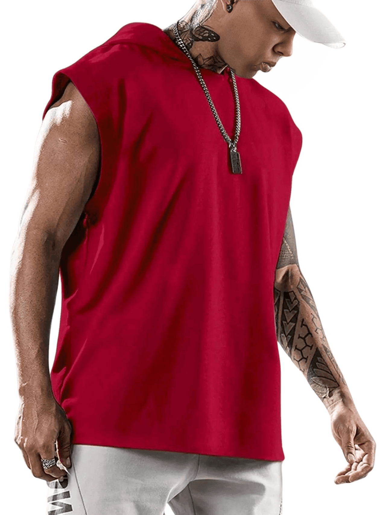 Men's Loose Hooded Short Sleeve Shirt -, Hoodies , Drestiny , Army Green, Australia, Black, Dark Green, Gender_Men, Grey, Hoodies, L, M, New Zealand, Red, Short Sleeves, Sleeveless, T-Shirts, Tank Tops, United Kingdom, United States, White, XL, XXL , Drestiny , www.shopdrestiny.com