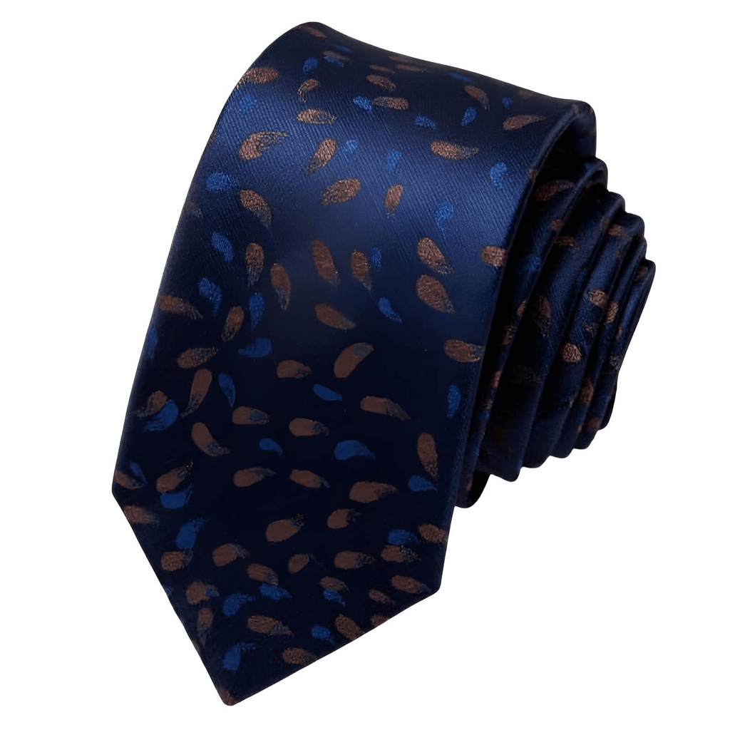 Complete your look with these stylish men's dark blue neckties! Enjoy free shipping and tax covered when you shop at Drestiny. Seen on FOX, NBC, and CBS. Save up to 50%!