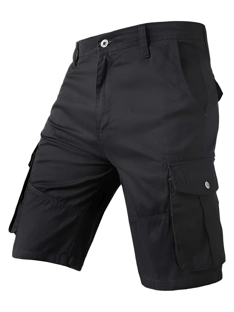 Men's Outdoor Military Black Cargo Shorts