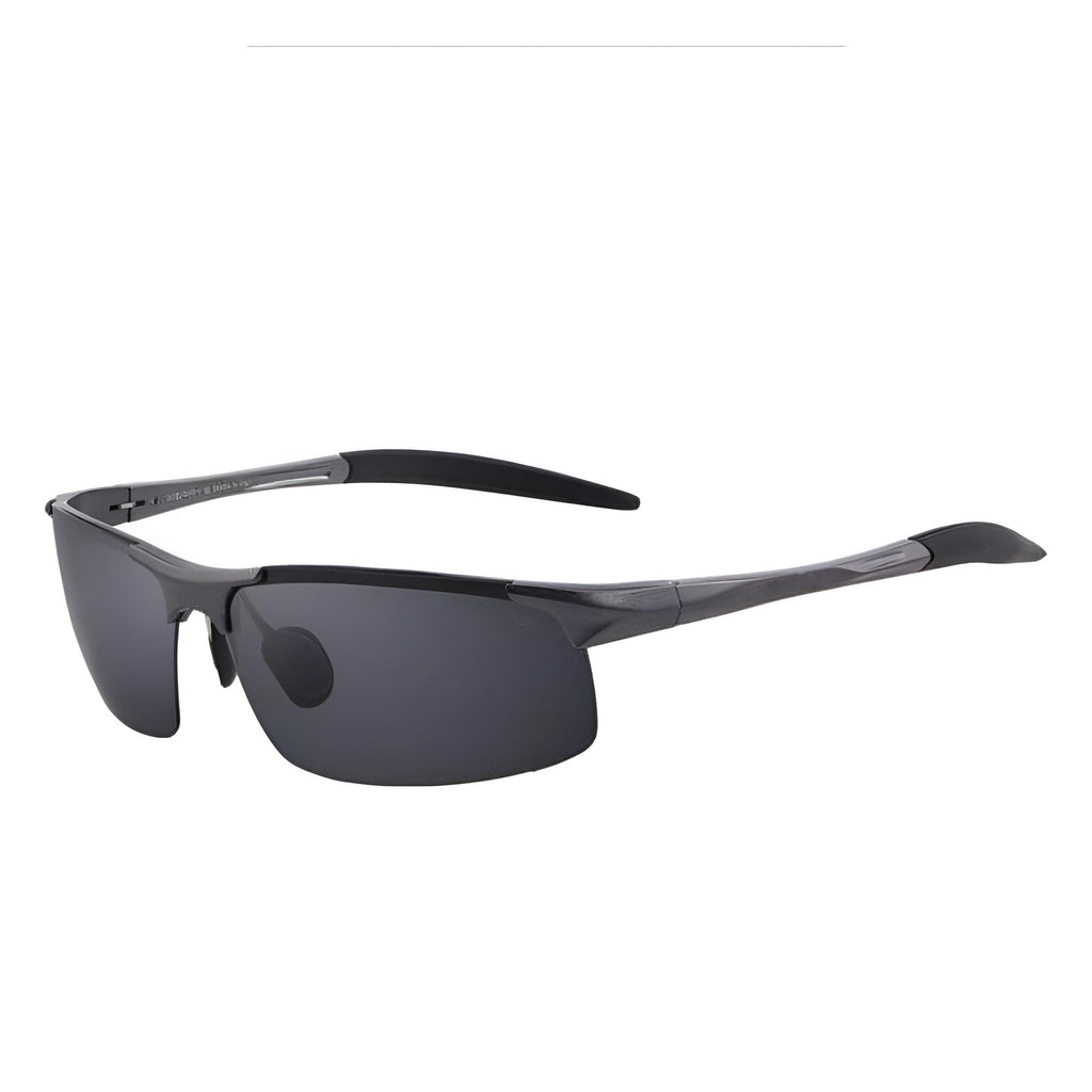 Men's Polarized Grey Aviation Sunglasses