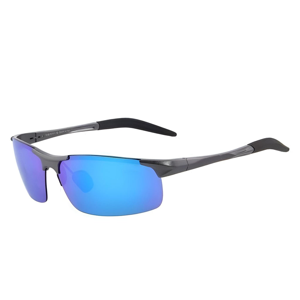 Men's Polarized Blue Aviation Sunglasses