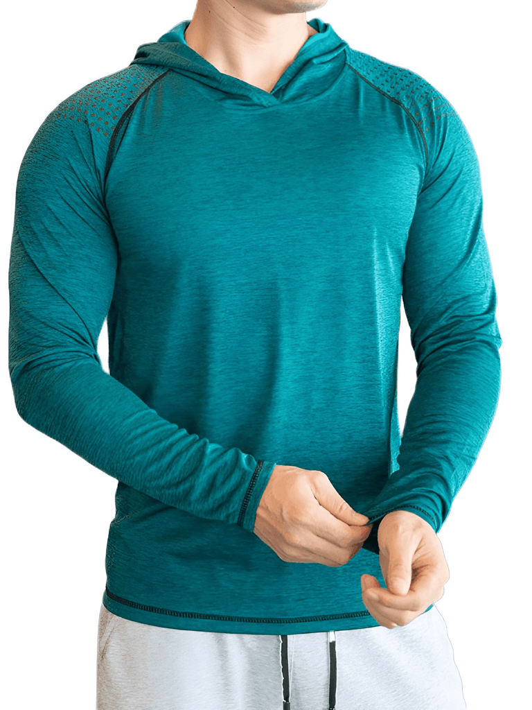 Stay dry and stylish with this Men's Green Quick Dry Hooded Shirt. Shop Drestiny for up to 50% off, plus enjoy free shipping and tax covered!
