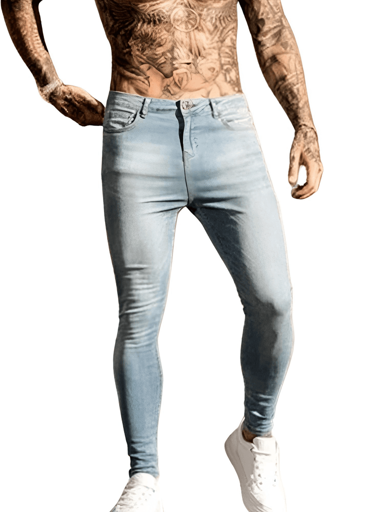 Men's Light Blue Skinny Jeans