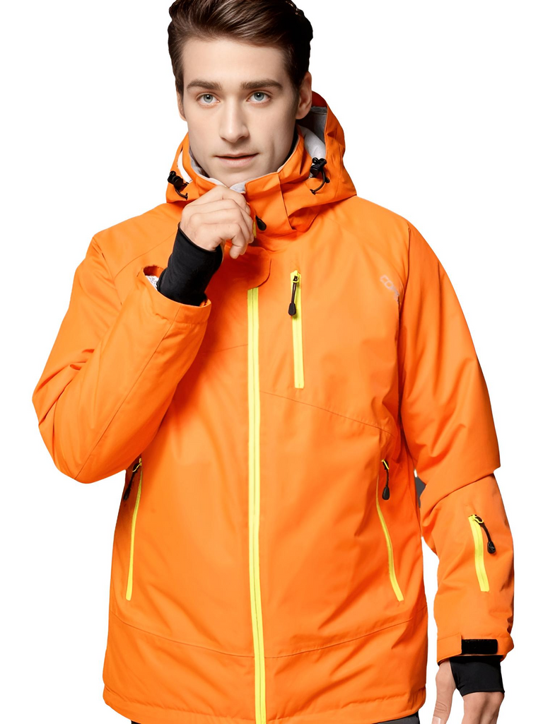 Men's Orange Snowboard & Ski Jacket