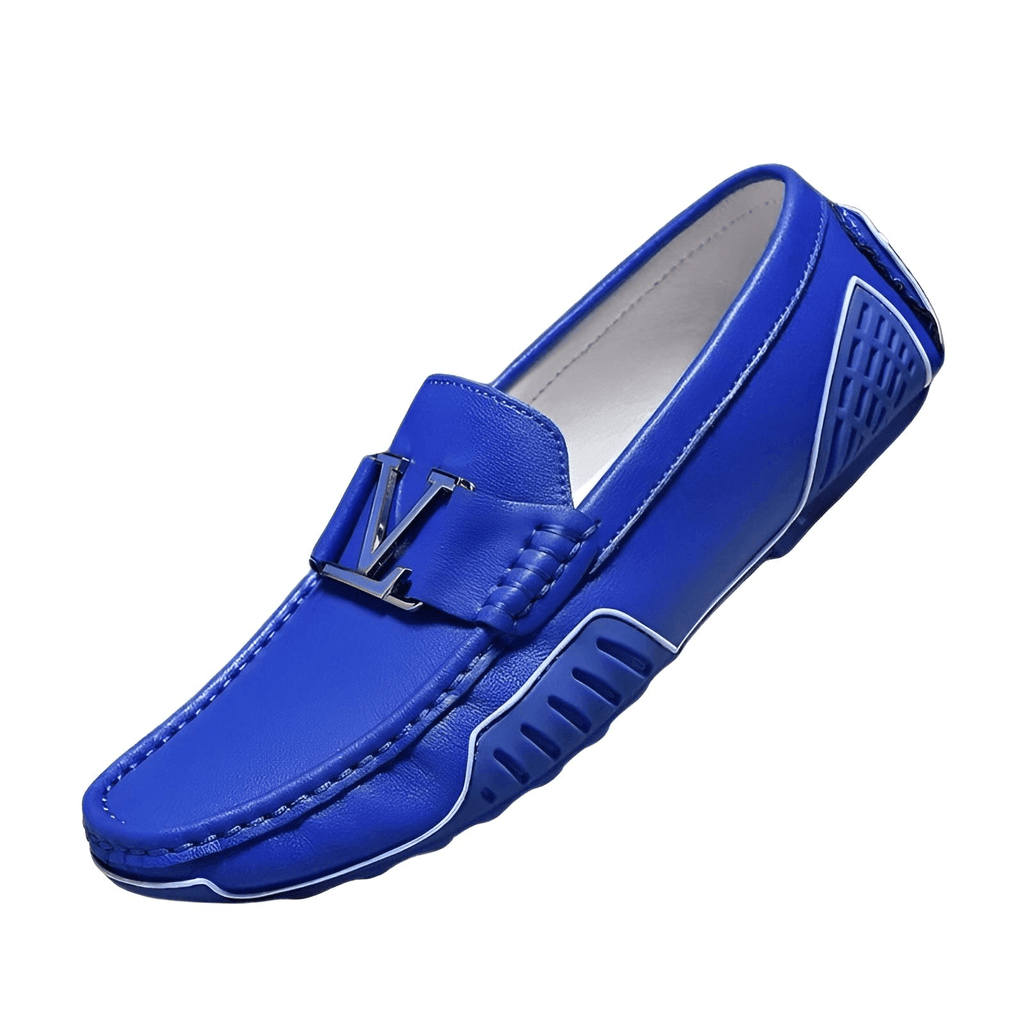 Stylish men's leather moccasin loafers for ultimate comfort. Shop Drestiny for free shipping and tax covered!
