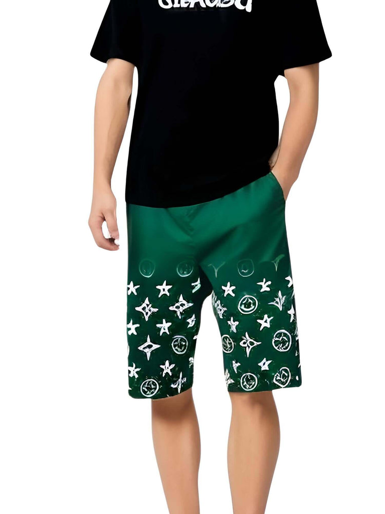 Get your hands on trendy men's green sports baggy shorts at Drestiny. Free shipping and tax covered! Save up to 50% on our Under $25 collection.