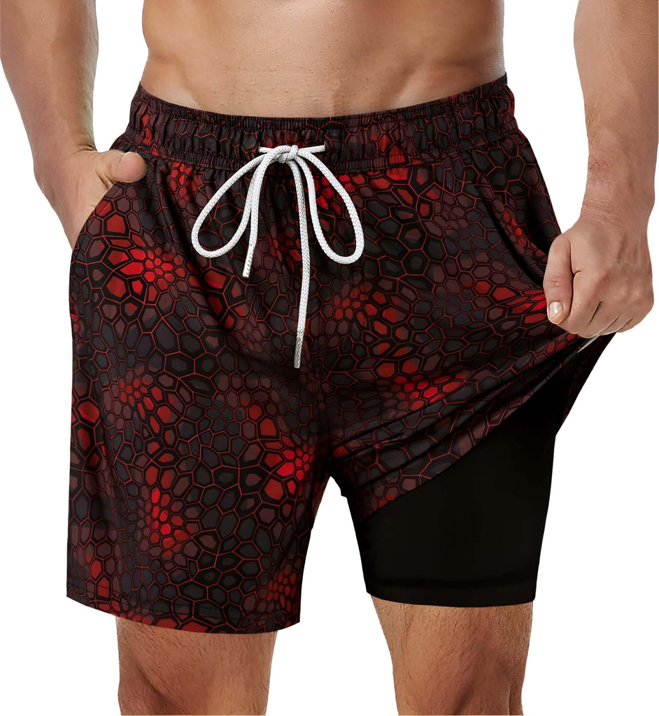Dive into savings with up to 50% off on Men's Swimming Trunks with Compression Liner at Drestiny. Free shipping and tax covered!