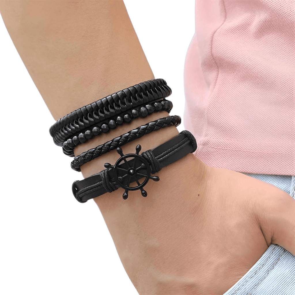 Discover stylish leather bracelet sets for men at Drestiny. Enjoy free shipping and let us cover the tax! Seen on FOX, NBC, CBS. Save up to 50% now!