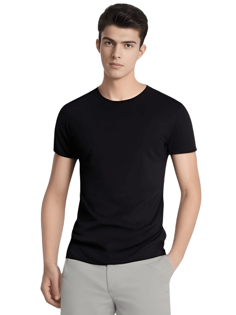 Get stylish men's V-Neck & O-Neck black cotton T-shirts at Drestiny. Enjoy free shipping and let us cover the tax! Seen on FOX/NBC/CBS. Save up to 50% now!