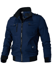 Thumbnail for Men's Windbreaker Bomber Jacket -, Coats & Jackets , Drestiny , 4XL, Army Green, Australia, Beige, Black, Bomber Jackets, Coats, Dark Red, FR, Jackets, L, M, Navy, New Zealand, S, United Kingdom, United States, XL, XXL, XXXL , Drestiny , www.shopdrestiny.com