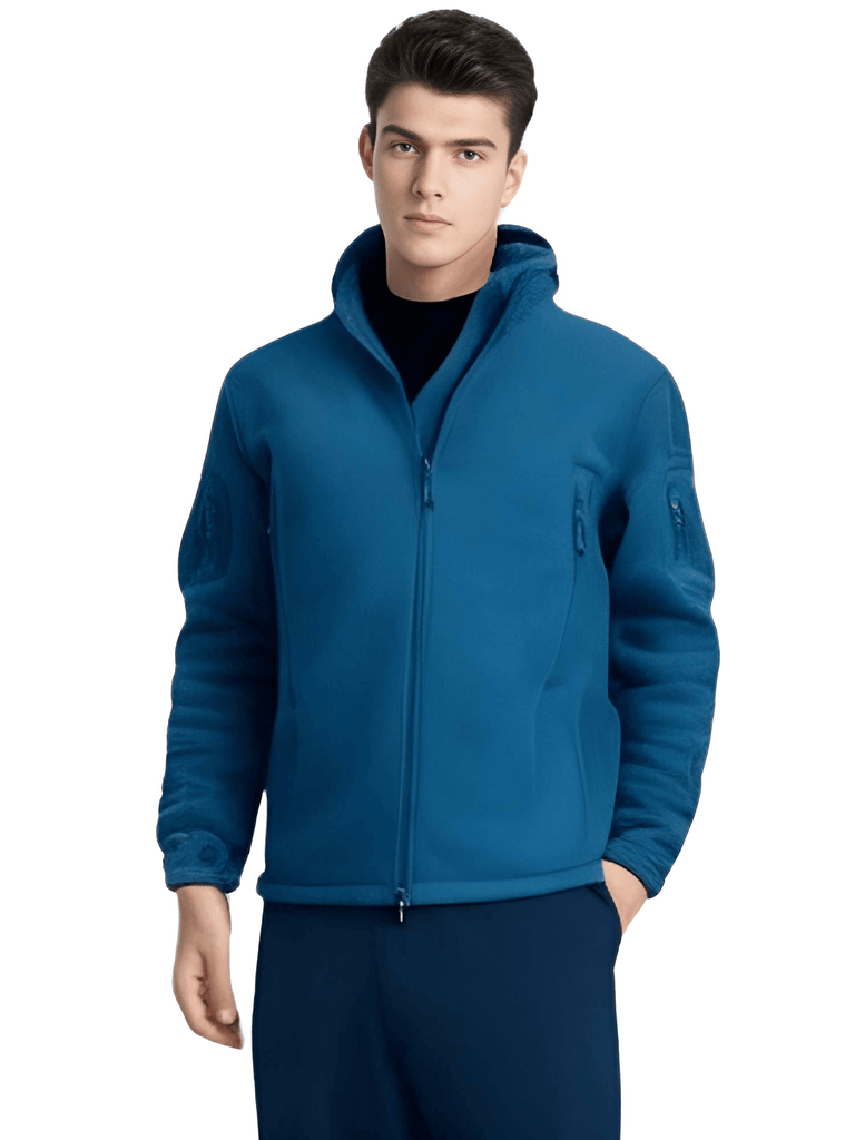 Stay warm this winter with the Men's Blue Green Fleece Jacket! Shop at Drestiny and enjoy free shipping. We'll even cover the tax! Seen on FOX, NBC, CBS. Save up to 50% for a limited time!