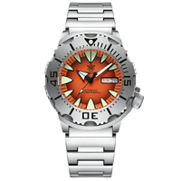 Thumbnail for Men's 42.2MM M-onster Watch 200M Waterproof NH36 Day Function Sapphire Glass Automatic Movement Steel Bezel