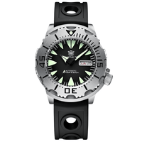 Thumbnail for Men's 42.2MM M-onster Watch 200M Waterproof NH36 Day Function Sapphire Glass Automatic Movement Steel Bezel