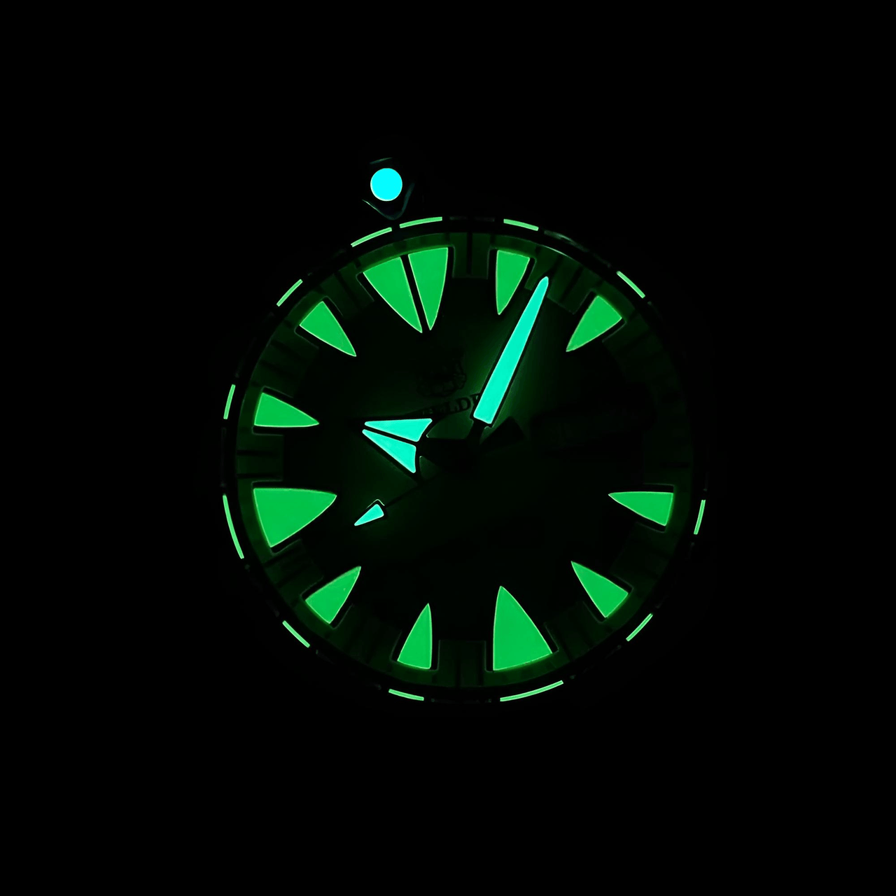 Men's 42.2MM M-onster Watch 200M Waterproof NH36 Day Function Sapphire Glass Automatic Movement Steel Bezel