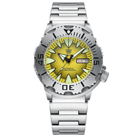 Thumbnail for Men's 42.2MM M-onster Watch 200M Waterproof NH36 Day Function Sapphire Glass Automatic Movement Steel Bezel