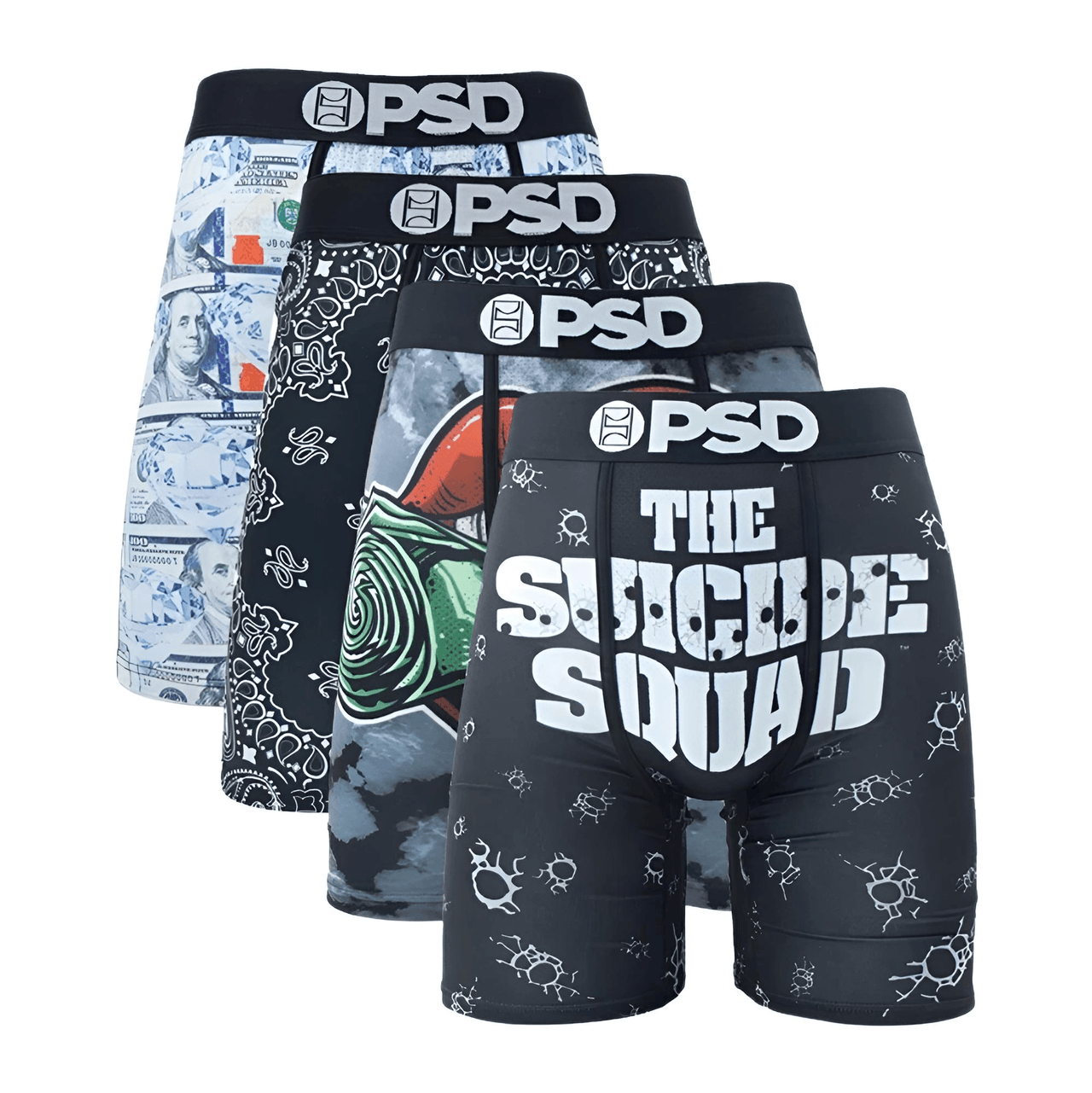 Men's 4Pcs Sexy Boxer Briefs Fashion Print Underwear Male Printed Summer Man Boxer Shorts Trunks, Drestiny, United States, USA, Australia, United Kingdom, UK, S, M, L, XL, XXL, 2XL, Black, Red, Green, Blue, men's boxer briefs 4 pack, 4 pack boxer briefs men's, boxer briefs men multipack 4, mens boxer briefs 4 pack sale, best boxer briefs for men 4 pack, shopdrestiny.com