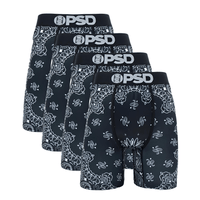 Thumbnail for Men's 4Pcs Sexy Boxer Briefs Fashion Print Underwear Male Printed Summer Man Boxer Shorts Trunks, Drestiny, United States, USA, Australia, United Kingdom, UK, S, M, L, XL, XXL, 2XL, Black, Red, Green, Blue, men's boxer briefs 4 pack, 4 pack boxer briefs men's, boxer briefs men multipack 4, mens boxer briefs 4 pack sale, best boxer briefs for men 4 pack, shopdrestiny.com
