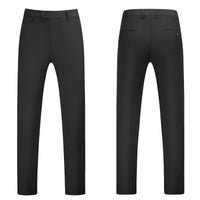 Thumbnail for Men's black business casual pants on a white background
