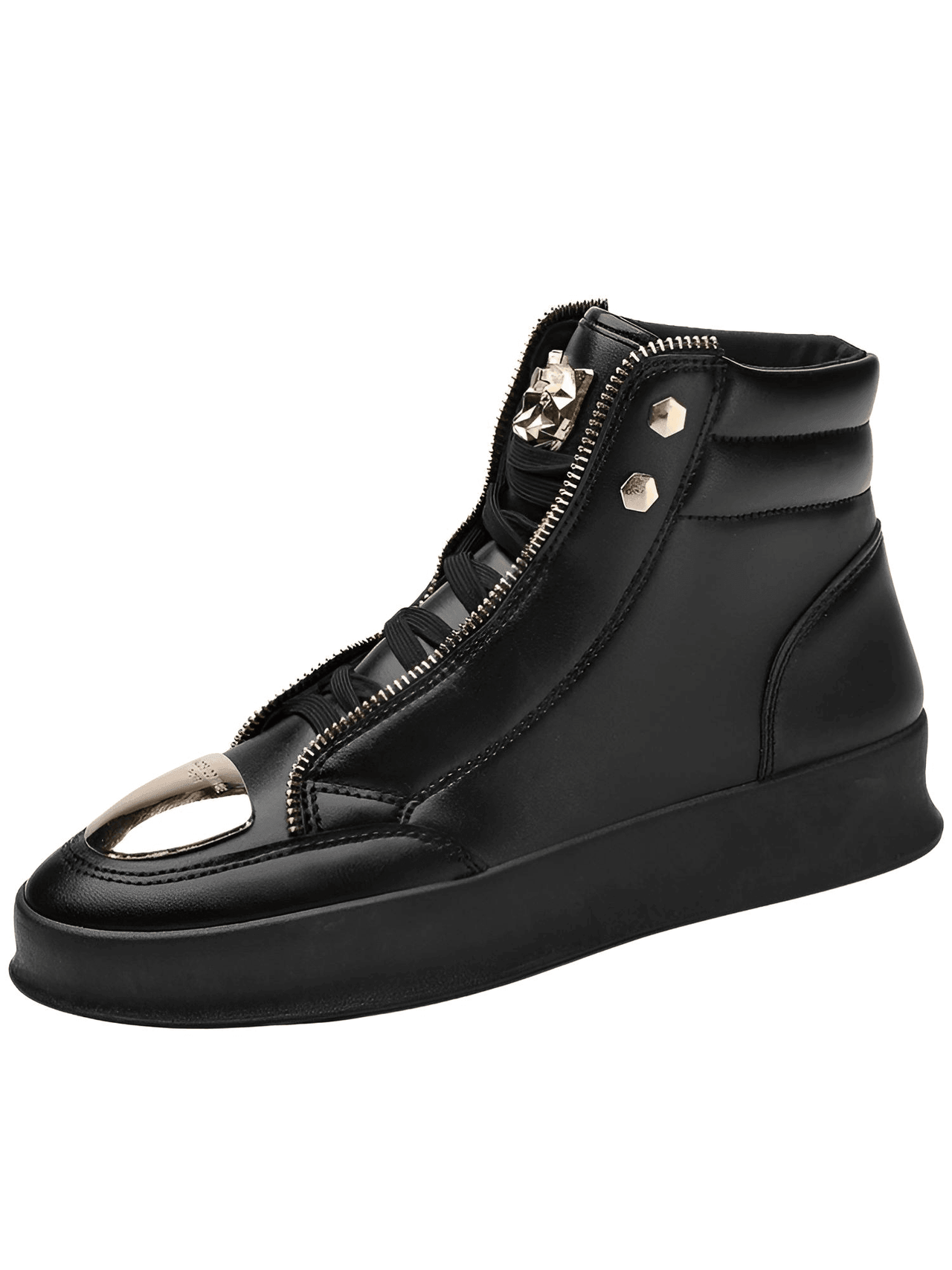 Men's High Top Sneakers Trendy Gold Accents -, Sneakers , Drestiny , 10, 6.5, 7, 7.5, 8.5, 9, Australia, Black, Canada, New Zealand, Red, Sneakers, United Kingdom, United States, White , Drestiny , www.shopdrestiny.com