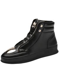 Thumbnail for Men's High Top Sneakers Trendy Gold Accents -, Sneakers , Drestiny , 10, 6.5, 7, 7.5, 8.5, 9, Australia, Black, Canada, New Zealand, Red, Sneakers, United Kingdom, United States, White , Drestiny , www.shopdrestiny.com