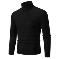 Thumbnail for Men's Turtleneck Sweaters Solid Color Slim Fit Fashionable Pullover Mens Winter Outdoor Tops -, Turtlenecks , Drestiny , 4XL, 5XL, Army Green, Australia, Beige, Black, Blue, Brown, Canada, Dark Blue, Dark Grey, Grey, L, Light Grey, Long Sleeves, M, Navy, New Zealand, Pink, Red, Sky Blue, Turtlenecks, United Kingdom, United States, White, Wine Red, XL, XXL, XXXL, Yellow , Drestiny , www.shopdrestiny.com