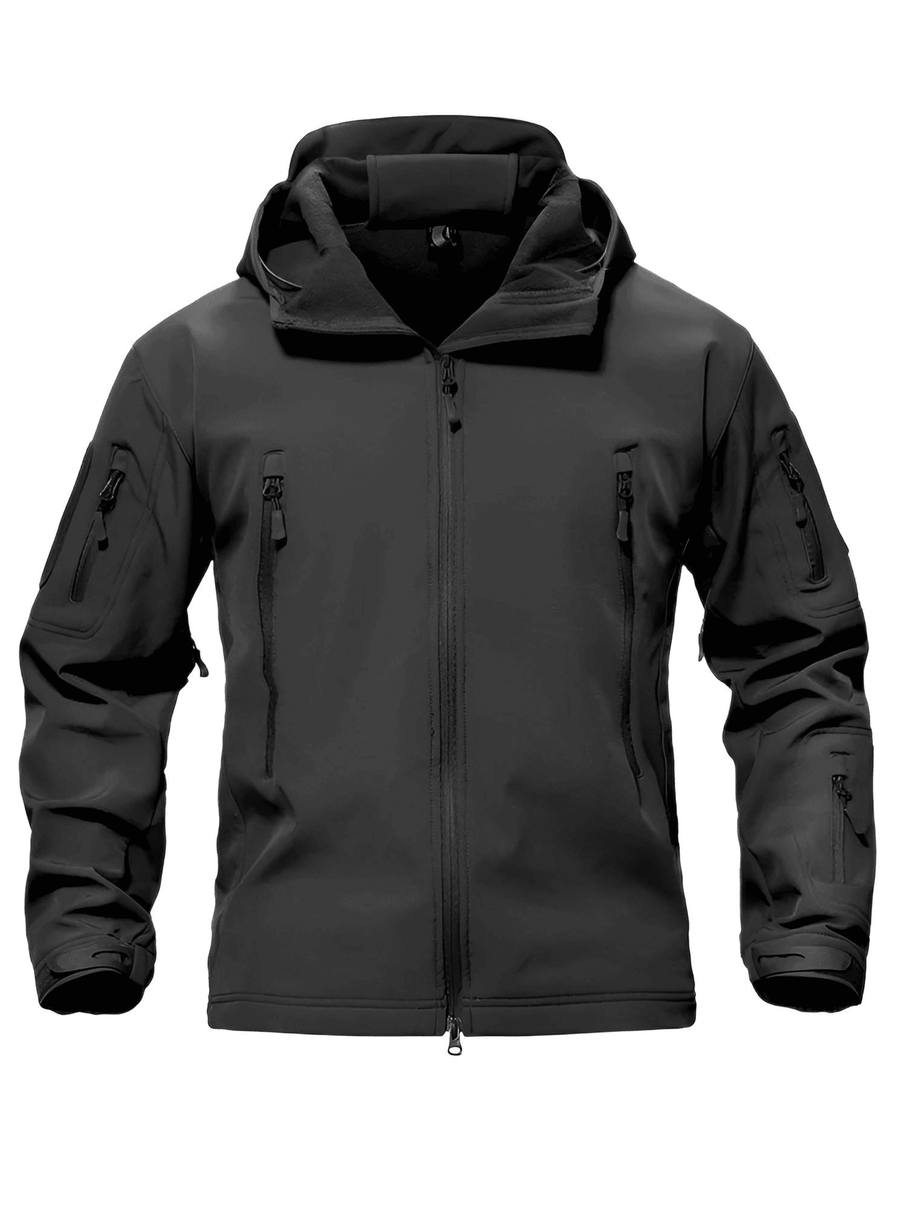 Men's Winter Jacket - Water-Resistant Soft Shell Coat with Hood & Fleece Lining -, Coats , Drestiny , Australia, Black, Blue, Blue Green, Brown, Canada, Coats, Coffee, Dark Brown, Green, Grey, Jackets, Khaki, L, Light Grey, M, Navy, Royal Blue, S, Sand, United Kingdom, United States, XL, XXL , Drestiny , www.shopdrestiny.com