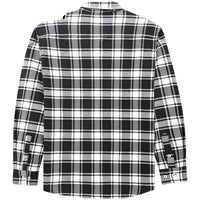 Thumbnail for Men's Button-Down Plaid Shirt Men's Long Sleeve Flannel Shirts Cotton 2 Pocket Design Shirts