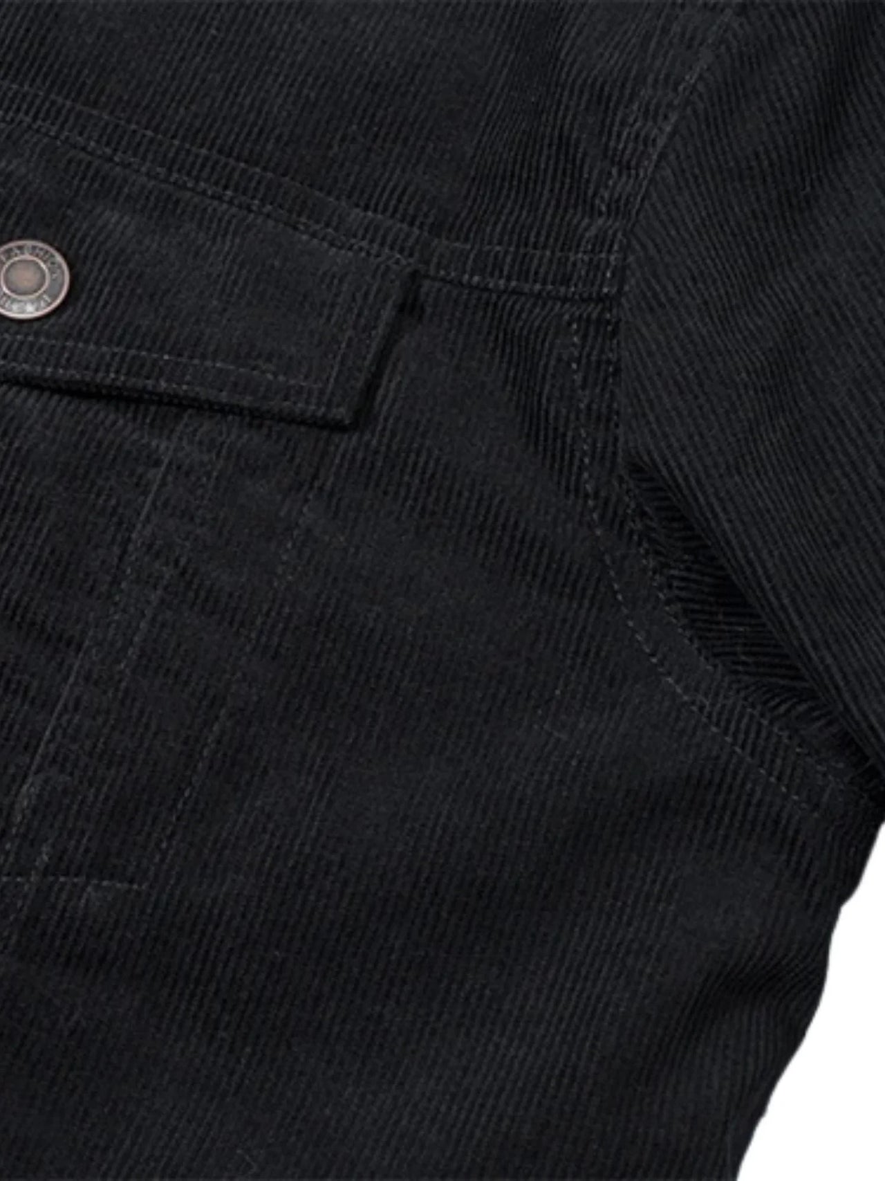 Men's Corduroy Jacket Vintage Sherpa Fleece Lined Thick Warm Winter Coats Multi-Pockets Casual Denim Jacket