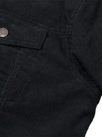 Thumbnail for Men's Corduroy Jacket Vintage Sherpa Fleece Lined Thick Warm Winter Coats Multi-Pockets Casual Denim Jacket