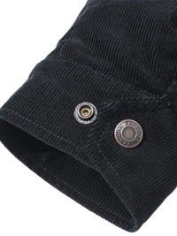 Thumbnail for Men's Corduroy Jacket Vintage Sherpa Fleece Lined Thick Warm Winter Coats Multi-Pockets Casual Denim Jacket