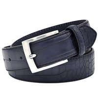 Thumbnail for Men's Crocodile Pattern With Split Leather Belt -, Belts , Drestiny , Australia, Belts, Black, Brown, Canada, Dark Blue, FR, Gender_Men, Grey, New Zealand, United Kingdom, United States , Drestiny , www.shopdrestiny.com