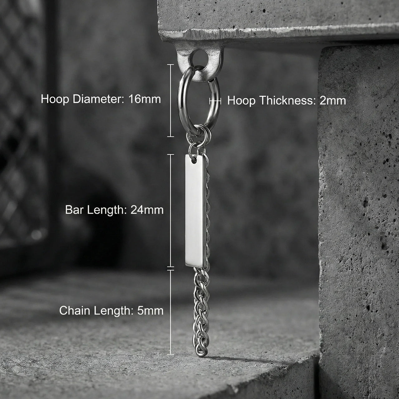 Men's Dangle Earrings