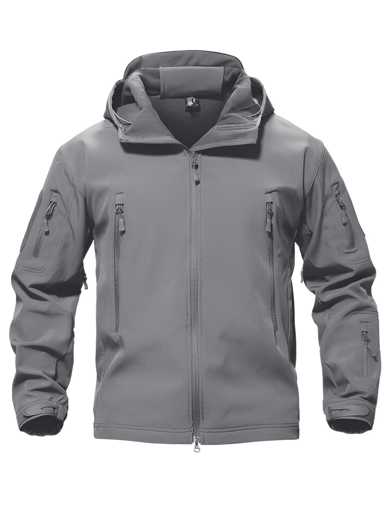 Men's Winter Jacket - Water-Resistant Soft Shell Coat with Hood & Fleece Lining -, Coats , Drestiny , Australia, Black, Blue, Blue Green, Brown, Canada, Coats, Coffee, Dark Brown, Green, Grey, Jackets, Khaki, L, Light Grey, M, Navy, Royal Blue, S, Sand, United Kingdom, United States, XL, XXL , Drestiny , www.shopdrestiny.com