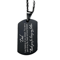 Thumbnail for Men's Dog Tag Pendant Necklace With Free Engraving! -, Necklaces , Drestiny , Australia, Black, Canada, Gender_Men, Necklaces, New Zealand, Silver, United Kingdom, United States , Drestiny , www.shopdrestiny.com