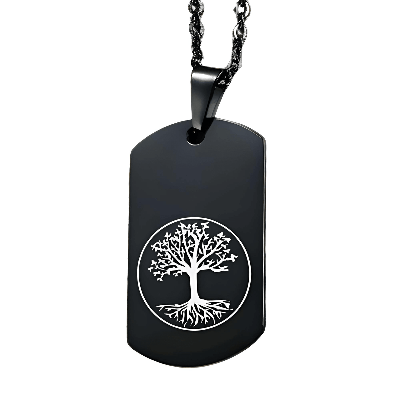Men's Dog Tag Pendant Necklace With Free Engraving! -, Necklaces , Drestiny , Australia, Black, Canada, Gender_Men, Necklaces, New Zealand, Silver, United Kingdom, United States , Drestiny , www.shopdrestiny.com