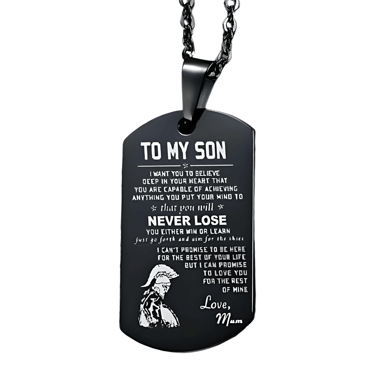 Men's Dog Tag Pendant Necklace With Free Engraving! -, Necklaces , Drestiny , Australia, Black, Canada, Gender_Men, Necklaces, New Zealand, Silver, United Kingdom, United States , Drestiny , www.shopdrestiny.com