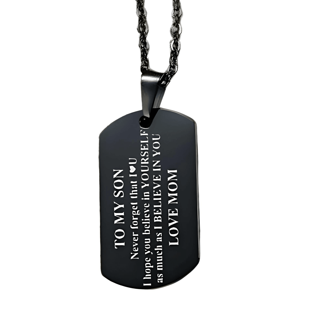 Men's Dog Tag Pendant Necklace With Free Engraving! -, Necklaces , Drestiny , Australia, Black, Canada, Gender_Men, Necklaces, New Zealand, Silver, United Kingdom, United States , Drestiny , www.shopdrestiny.com
